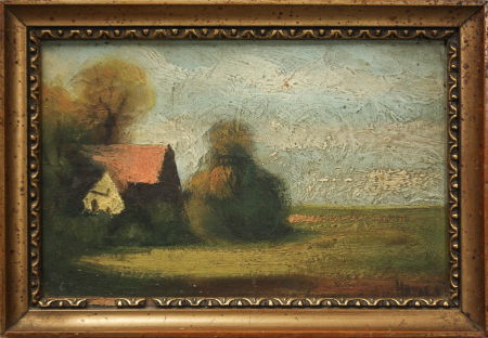 HAVAS Béla, Peisaje rurale, 2 lucrări miniaturale [5]