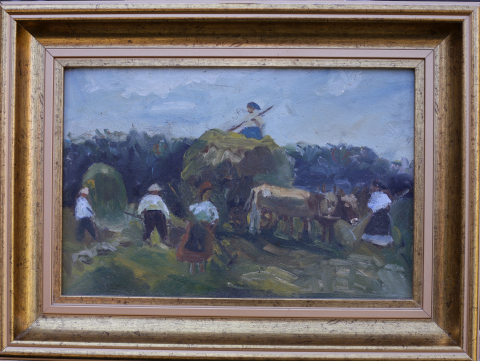 AUTOR neidentificat, La fân [1]