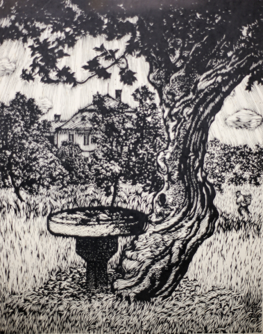 GRAPHICS - GY. SZABÓ Béla, PETÖFI Sándor`s Pear Tree, 1968