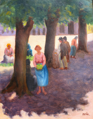 PICTURĂ - DEÁK Nándor, Peisaj orășenesc la Baia Mare