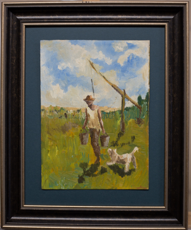 Zamfir DUMITRESCU, Țăran la fântână [3]