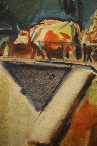 BENE József, Landscape with Houses [3]