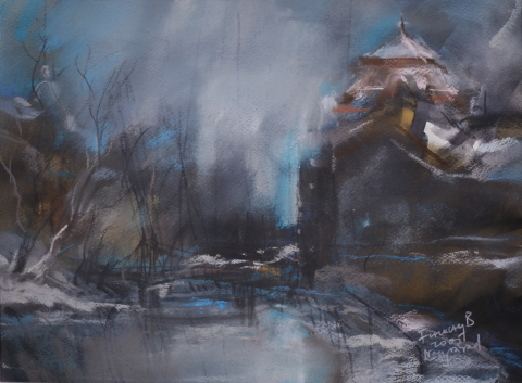 FERENCZY Béla, Peisaj de seară la Oradea, 2005 [0]