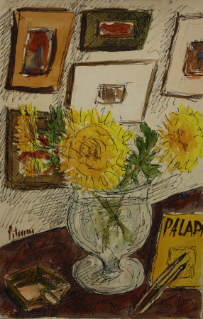 GRAPHICS - Mariana RIEGLER PETRAȘCU, Tribute to Theodor Pallady