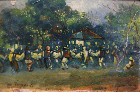 PAINTINGS - Pan IOANID, Peasant Dance