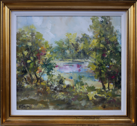 Florin ȚONEA, Peisaj cu lac [3]