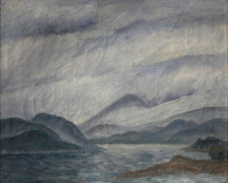 PICTURĂ - Mircea HRIȘCĂ, Peisaj la baraj