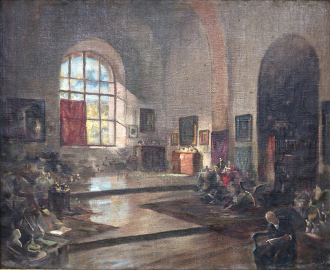 PÉCZELY Antal, Lectură în interior burghez [0]