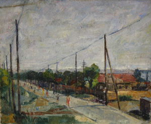 PAINTINGS - Letiția MUNTEAN, On the Street