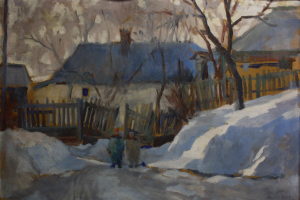 KRISTÓFI János, Peisaj de iarnă, 1964 [0]