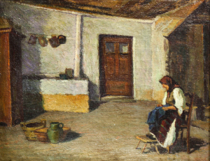 BALLA Béla, Peasant in the Kitchen (after Grigorescu), 1938 [0]