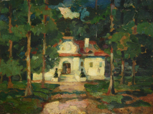 PAINTINGS - Unidentified AUTHOR, Villa Surrounded by Park