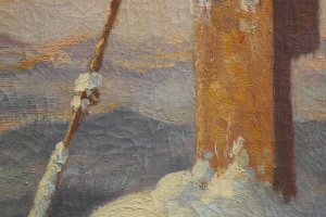 Josef DEDERICHS, Peisaj hibernal cu cruce [2]