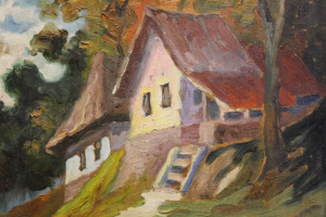 AUTOR transilvănean neidentificat, Peisaj de toamnă [1]