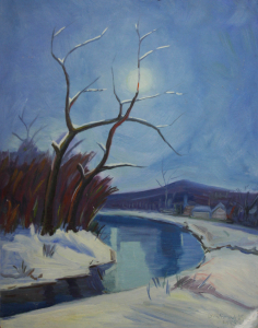 GRAPHICS - BARTOVICS József, Winter Landscape