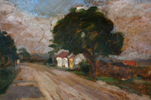 MACALIK Alfréd, Transylvanian Village View, 1942 [1]