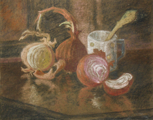 SZTELEK Norbert, Still Life with Onions [0]