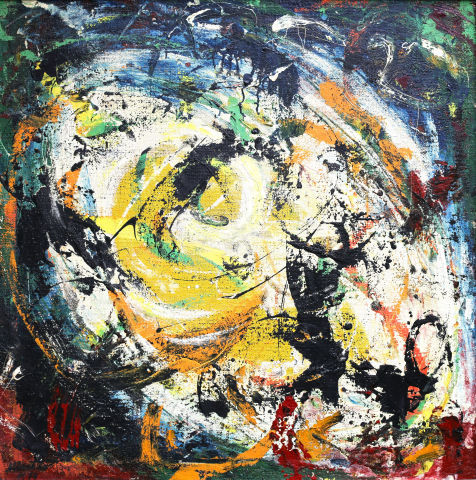 PICTURĂ - ALBERT László, Compoziție stelară, 1970