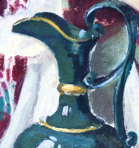 AUTOR băimărean, Natură statică cu ulcior verde [2]