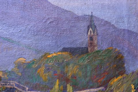 BARABÁS Márton I MÁRKUSFALVI, Peisaj băimărean, 1923 [3]