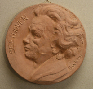SCULPTURĂ - C. RÜFFER, Medalie comemorativă - Beethoven, 1940