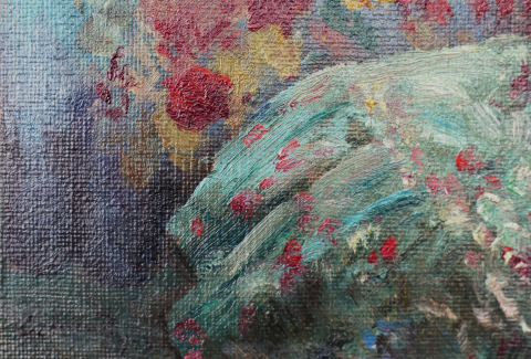 CZENCZ János, Tânără citind, 1943 [3]