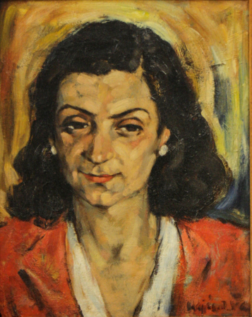 PAINTINGS - HAJÓS Imre László, Portrait of Wife