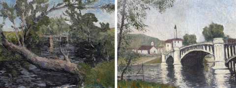 PAINTINGS - Horia BERNEA, Landscapes from Poiana Mărului