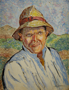 Marcel OLINESCU (1896-1992) - Marcel OLINESCU, Portrait of a Young Peasant