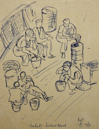 Marcel OLINESCU (1896-1992) - Marcel OLINESCU, Galati Shipyard, 1967