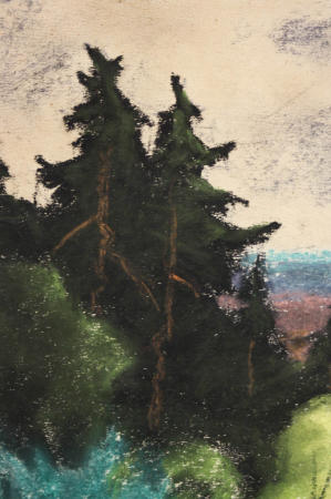 SZTELEK Norbert, Landscape with House in the Woods I Woods [2]