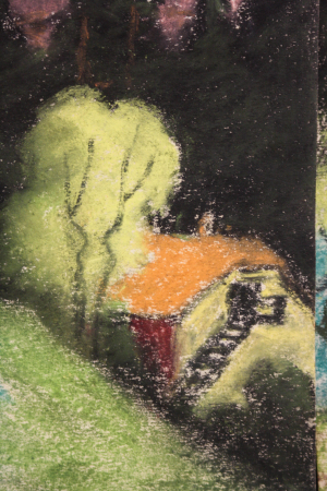 SZTELEK Norbert, Landscape with House in the Woods I Woods [3]