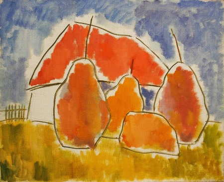 Petre ABRUDAN, House with Haystacks, 1974 [0]