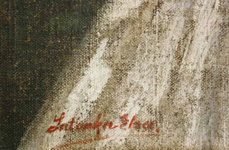 LATINKA Elza, Portret de țărancă cu maramă [2]