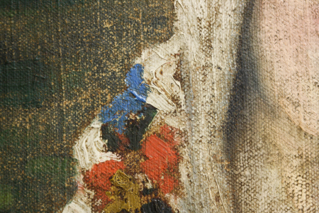 LATINKA Elza, Portret de țărancă cu maramă [1]