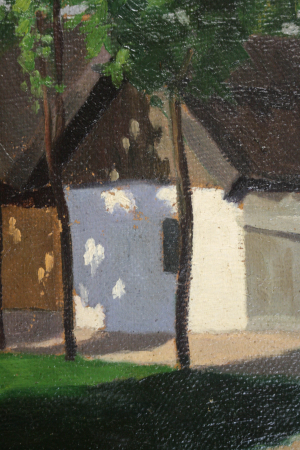 MACALIK Alfréd, Landscape with Houses in Szolnok, 1917 [1]