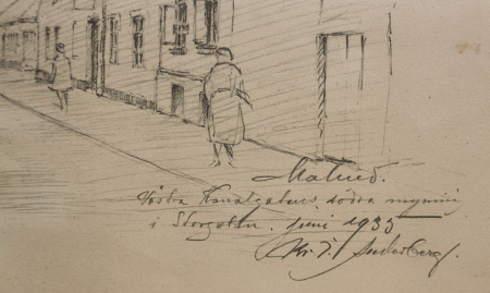 AUTOR neidentificat, Peisaj citadin, 1925 [2]