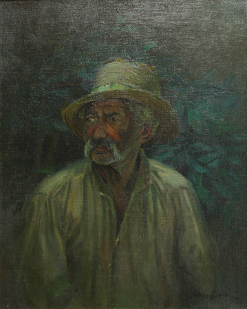 PAINTINGS - KÖVÉR Gyula, Portrait of an Old Man