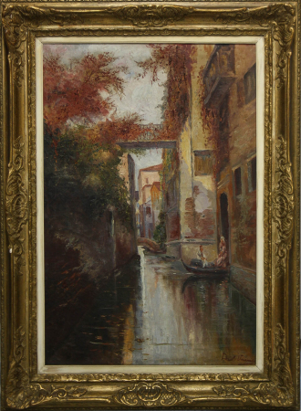 Unidentified French AUTHOR, Venetian Scene, beginning of the 20th century [2]