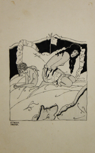 GRAPHICS - ORIOLD György, Venus and Cupid, 1935
