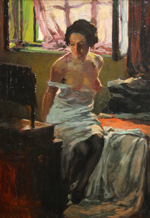 Móric BARÁT, Woman in the Alcove [0]