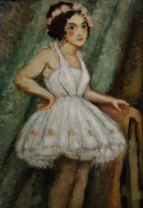 PAINTINGS - Coriolan MUNTEANU, Ballerina, 1935