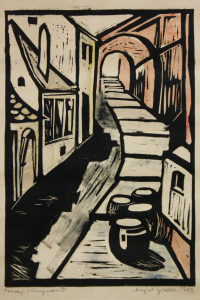 GRAPHICS - MAIOR Gizella, Peisaj, 1969