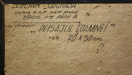 Lucian COCIUBA, Peisajul toamnei [4]