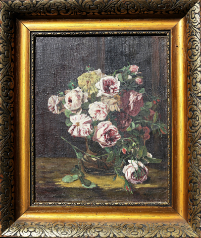 MERTZ János, Still Life with Roses, 1946 [3]