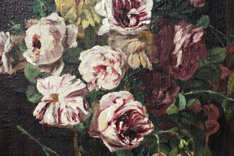 MERTZ János, Still Life with Roses, 1946 [1]