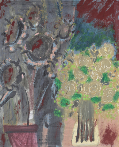 PAINTINGS - Mihai OLOS, Still Life with Flowers