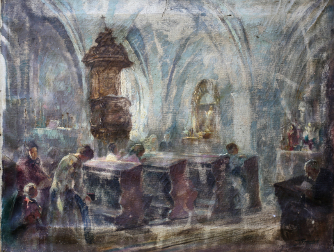 PÉCZELY Antal, În biserică