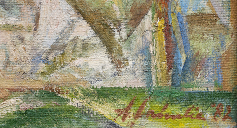 ȘAINELIC Alexandru, Peisaj, 1982 [1]