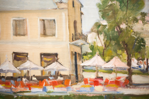 Tibor TOLNAY, Peisaj din Hajdúszoboszló [2]